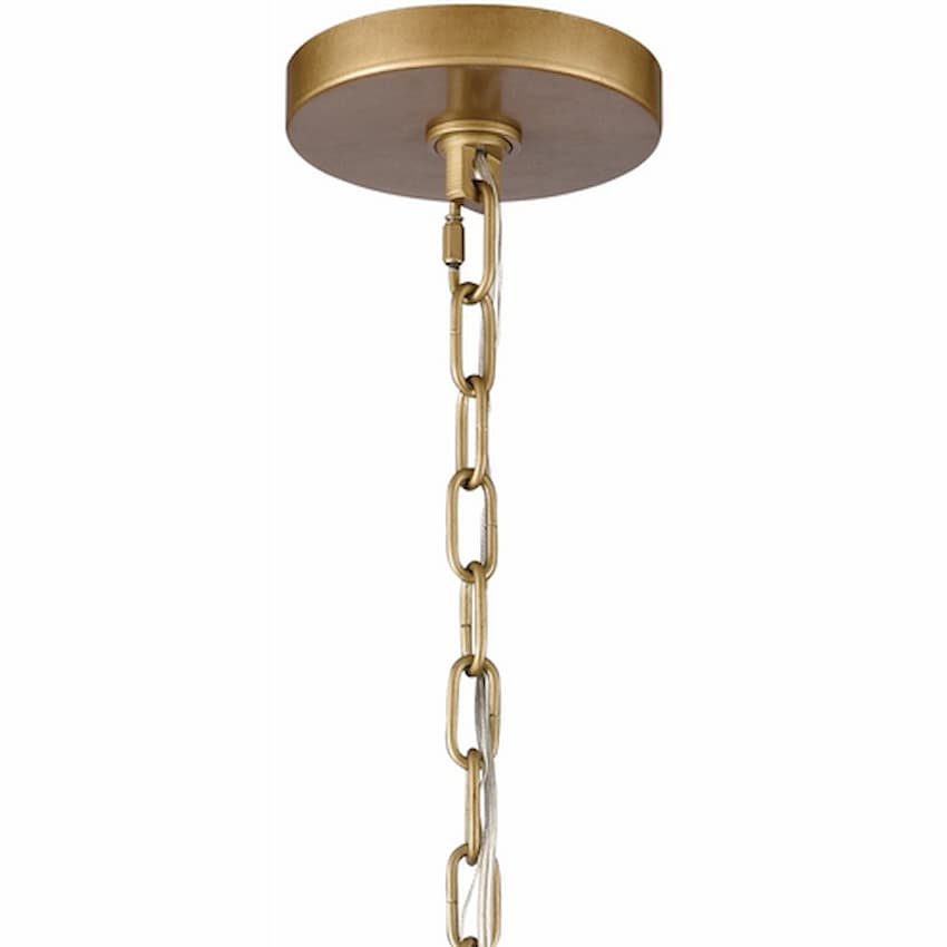 Arabela 85421-8 Crystal Fusion chandelier with dense angular metal branches and brilliant faceted clear K9 crystals
