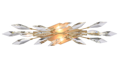 Arabela Crystal Fusion peruvian gold vanity light 85426-4 view 2
