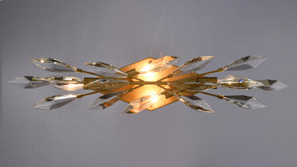 Arabela Crystal Fusion peruvian gold vanity light 85426-4 view 5