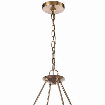 Arabela 85432-8 Cabana chandelier with layered corn leaf rope detailing, circular silhouette and sophisticated boho chic design