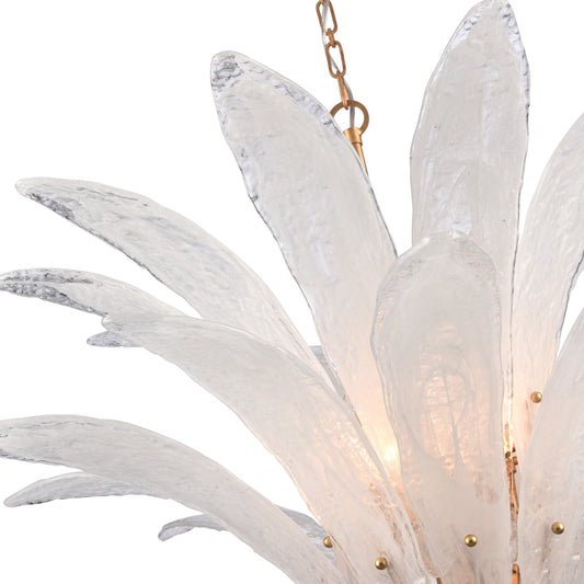 Arabela Fiore antique gold leaf pendant 85490-10 view 4