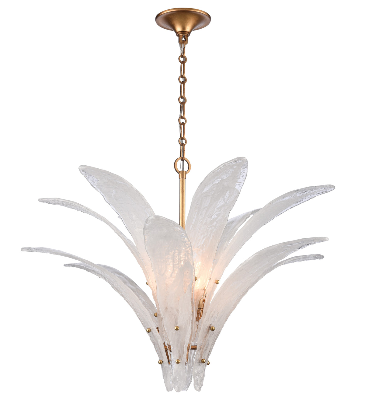 Arabela Fiore antique gold leaf pendant 85491-6