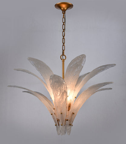 Arabela Fiore antique gold leaf pendant 85491-6 view 3