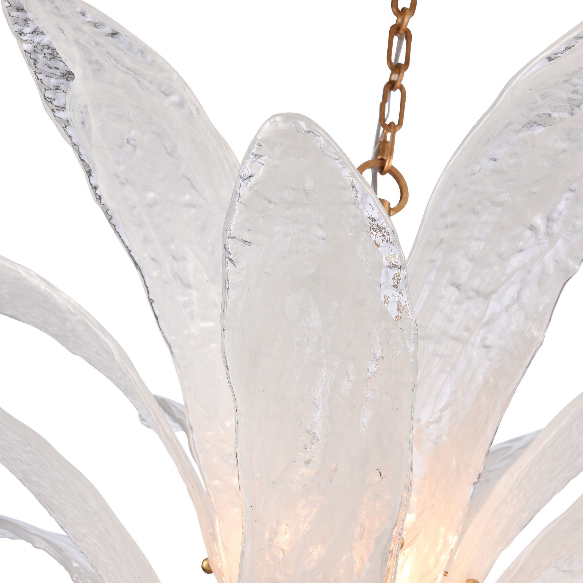 Arabela Fiore antique gold leaf pendant 85491-6 view 4