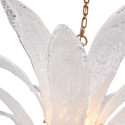 Arabela Fiore antique gold leaf pendant 85491-6 view 4