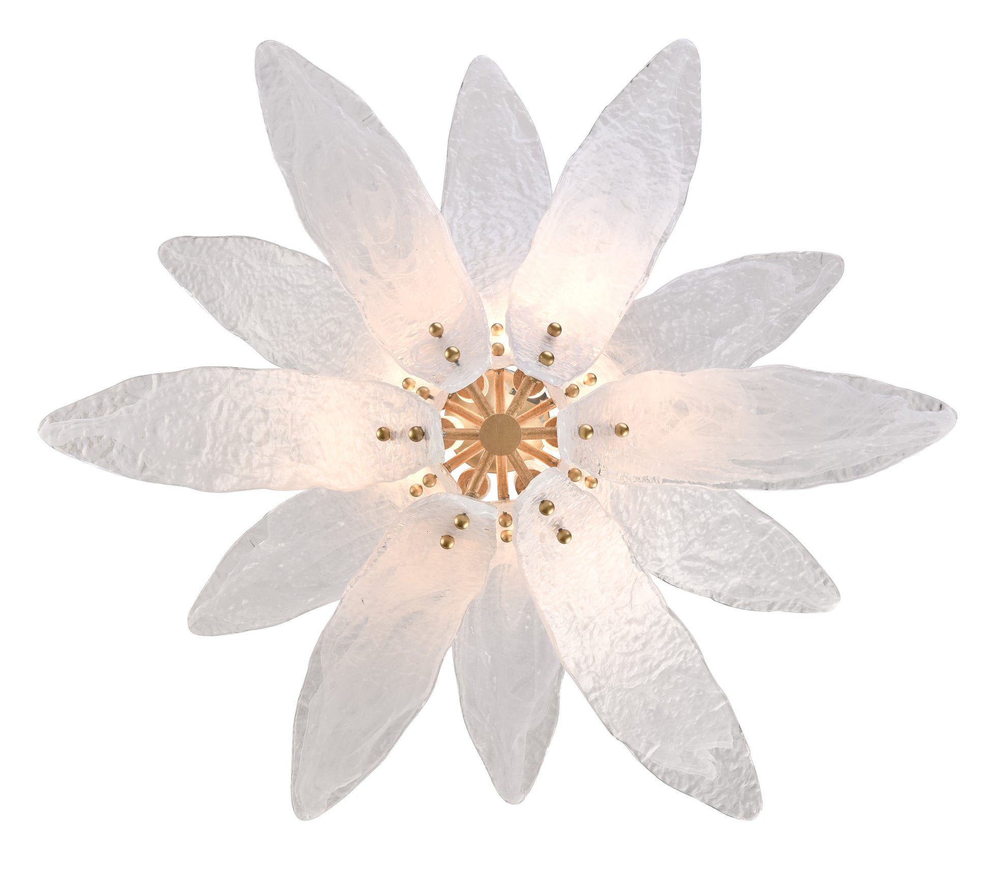 Arabela Fiore antique gold leaf pendant 85491-6 view 5