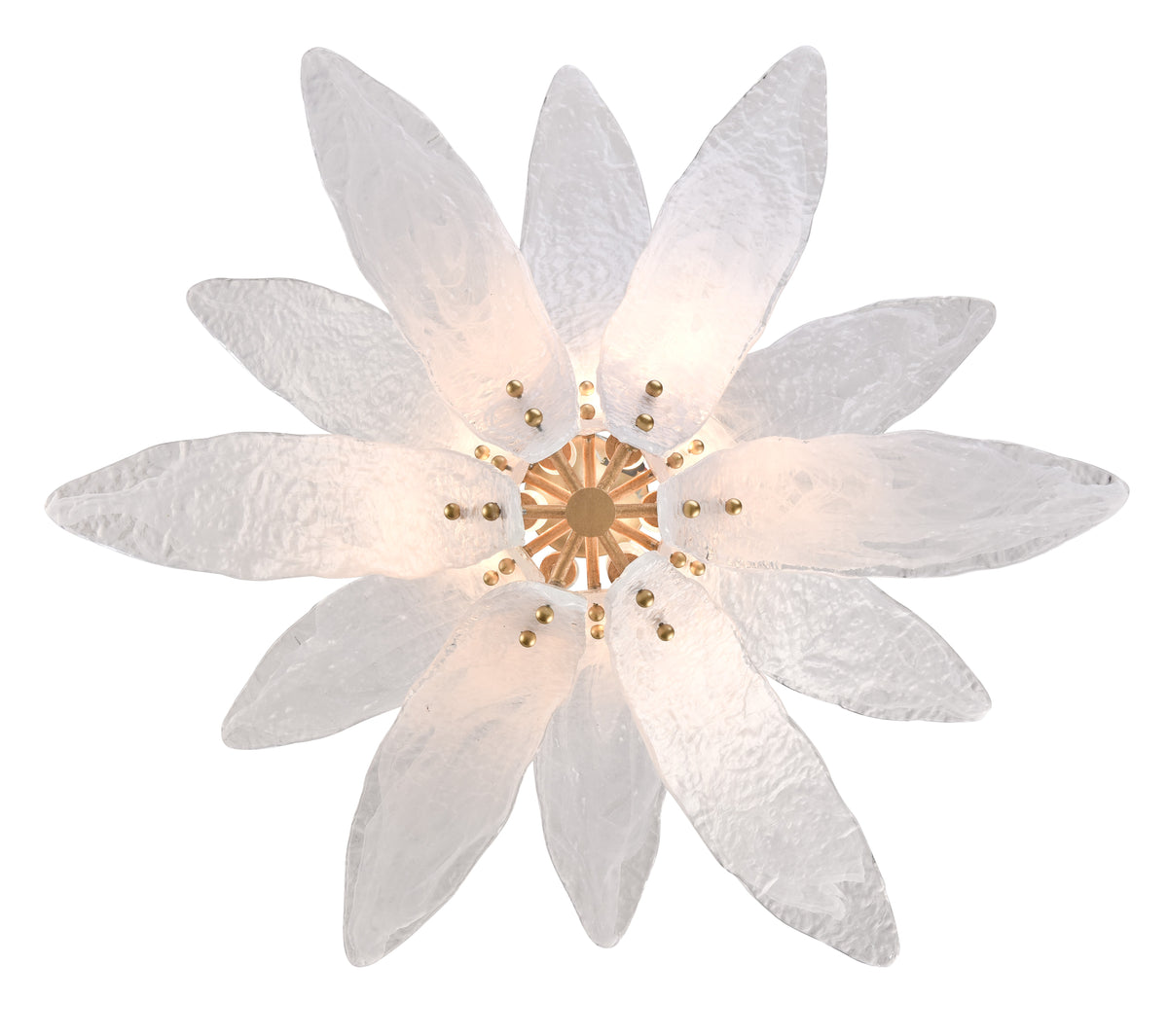 Arabela Fiore antique gold leaf pendant 85491-6 view 5