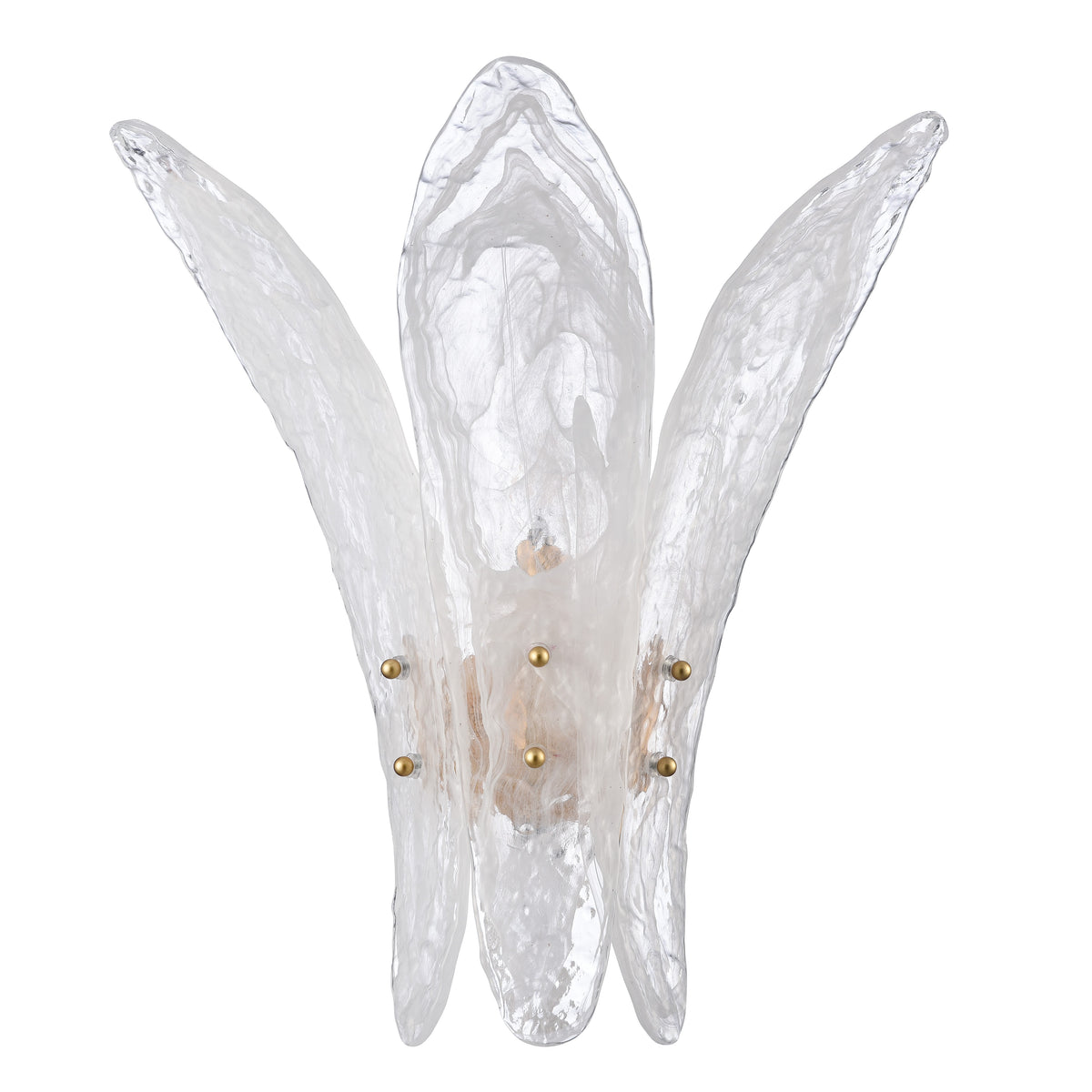 Arabela Fiore antique gold leaf wall sconce 85495-1 view 2
