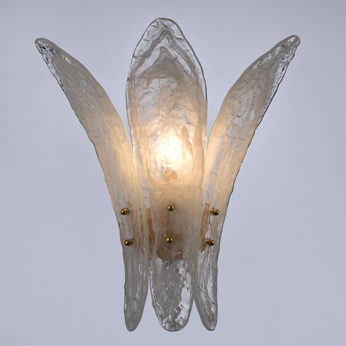 Arabela Fiore antique gold leaf wall sconce 85495-1 view 3