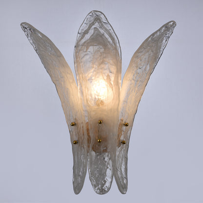 Arabela Fiore antique gold leaf wall sconce 85495-1 view 3
