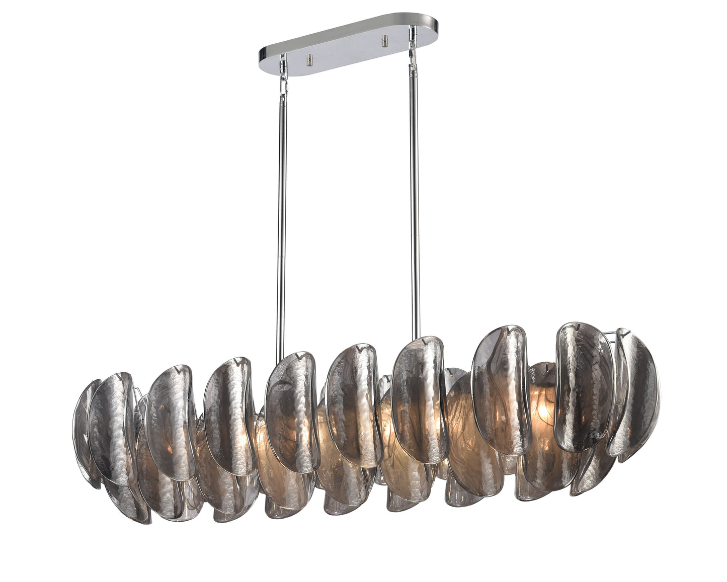 Arabela Chateau polished chrome linear chandelier 85513-6 view 2