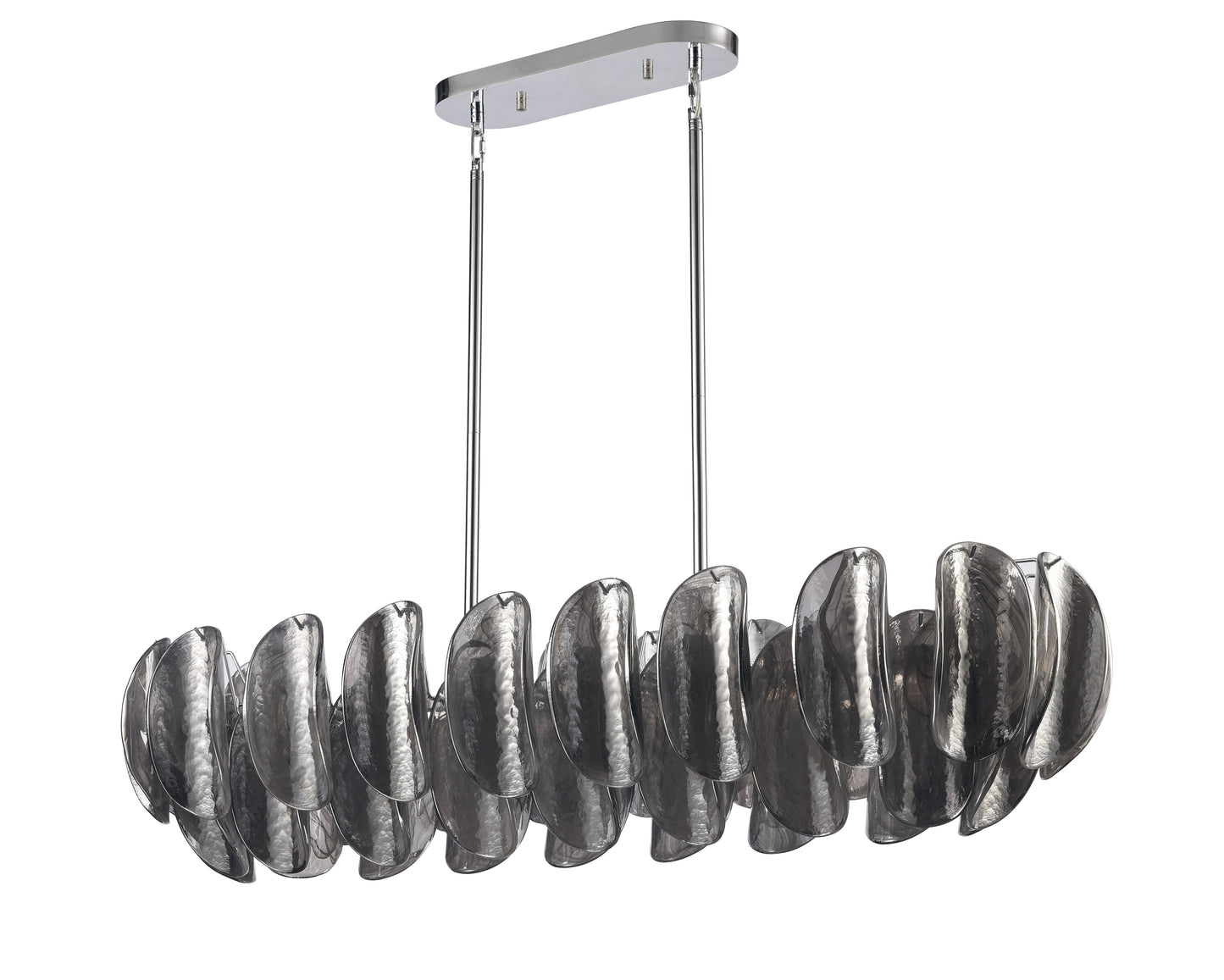 Arabela Chateau polished chrome linear chandelier 85513-6 view 3