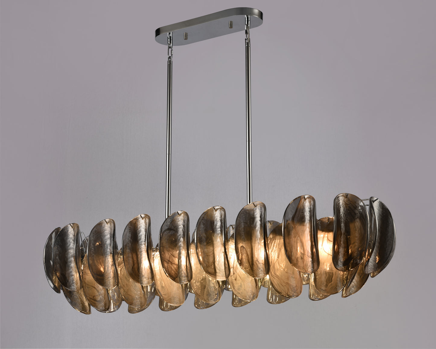Arabela Chateau polished chrome linear chandelier 85513-6 view 4