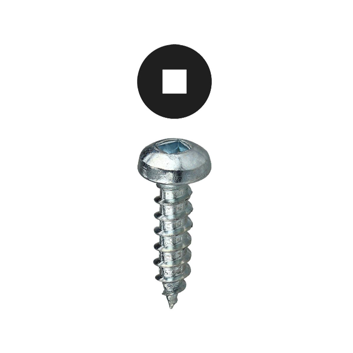 Dottie 8TR Dottie #8 Assorted Square Drive Pan Head Sheet Metal Screw Kit 8TR