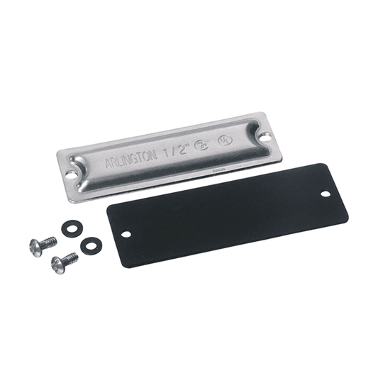 Arlington Industries 931CG 3/4 in silver cover