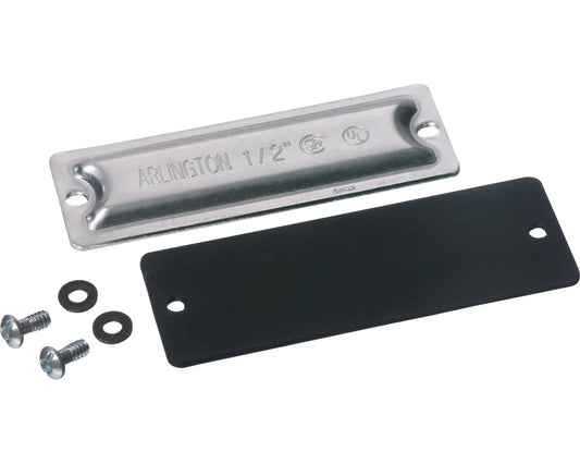 Arlington Industries 937CG 2-1/2 in silver cover