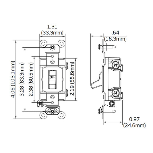 Leviton A1223-2W Receptacle