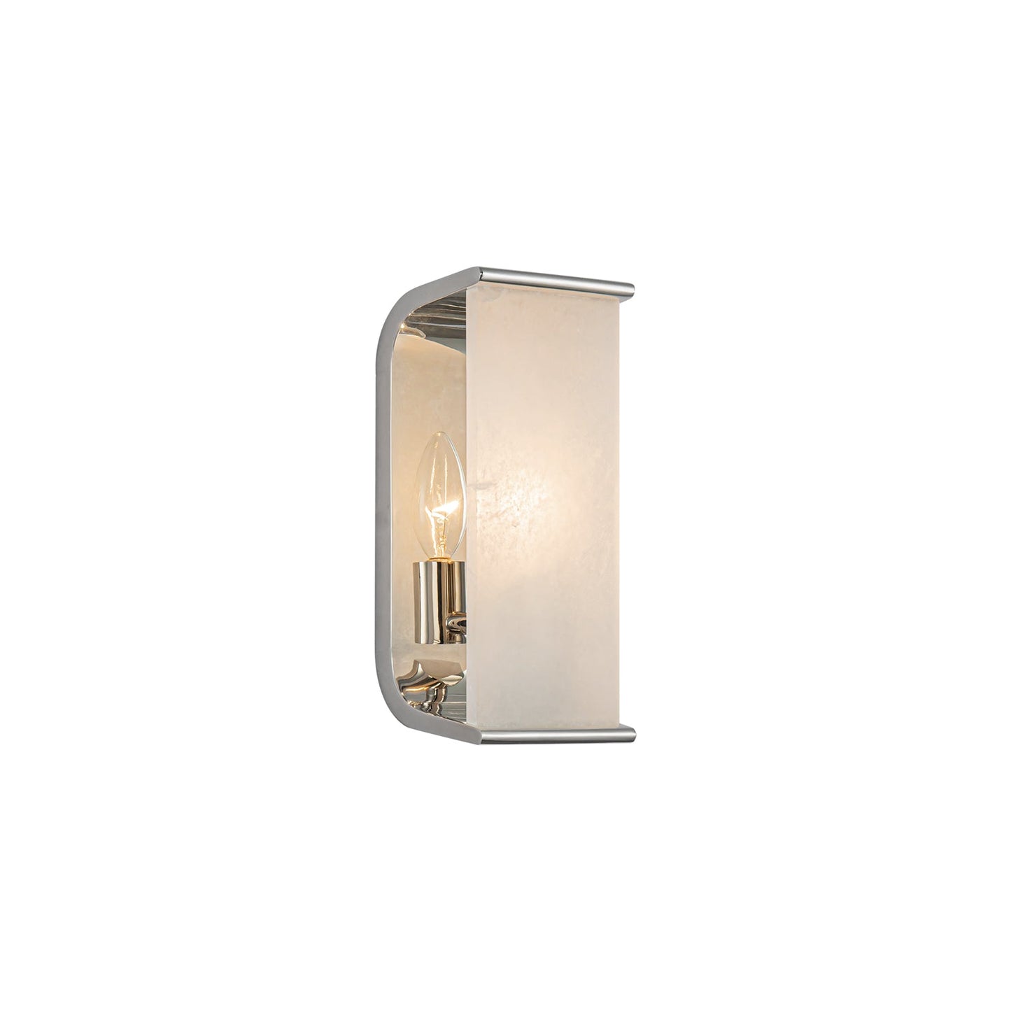 Alora Abbott polished nickel vanity light WV327010PNAR