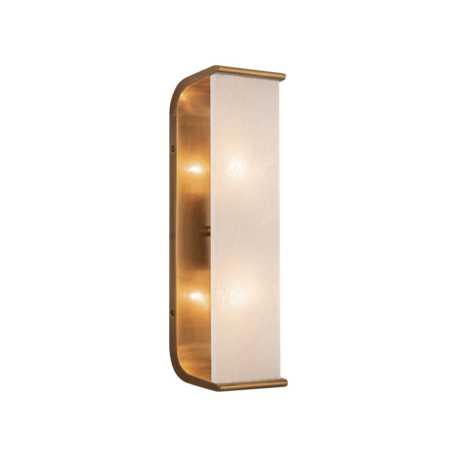 Alora Abbott vintage brass vanity light WV327015VBAR