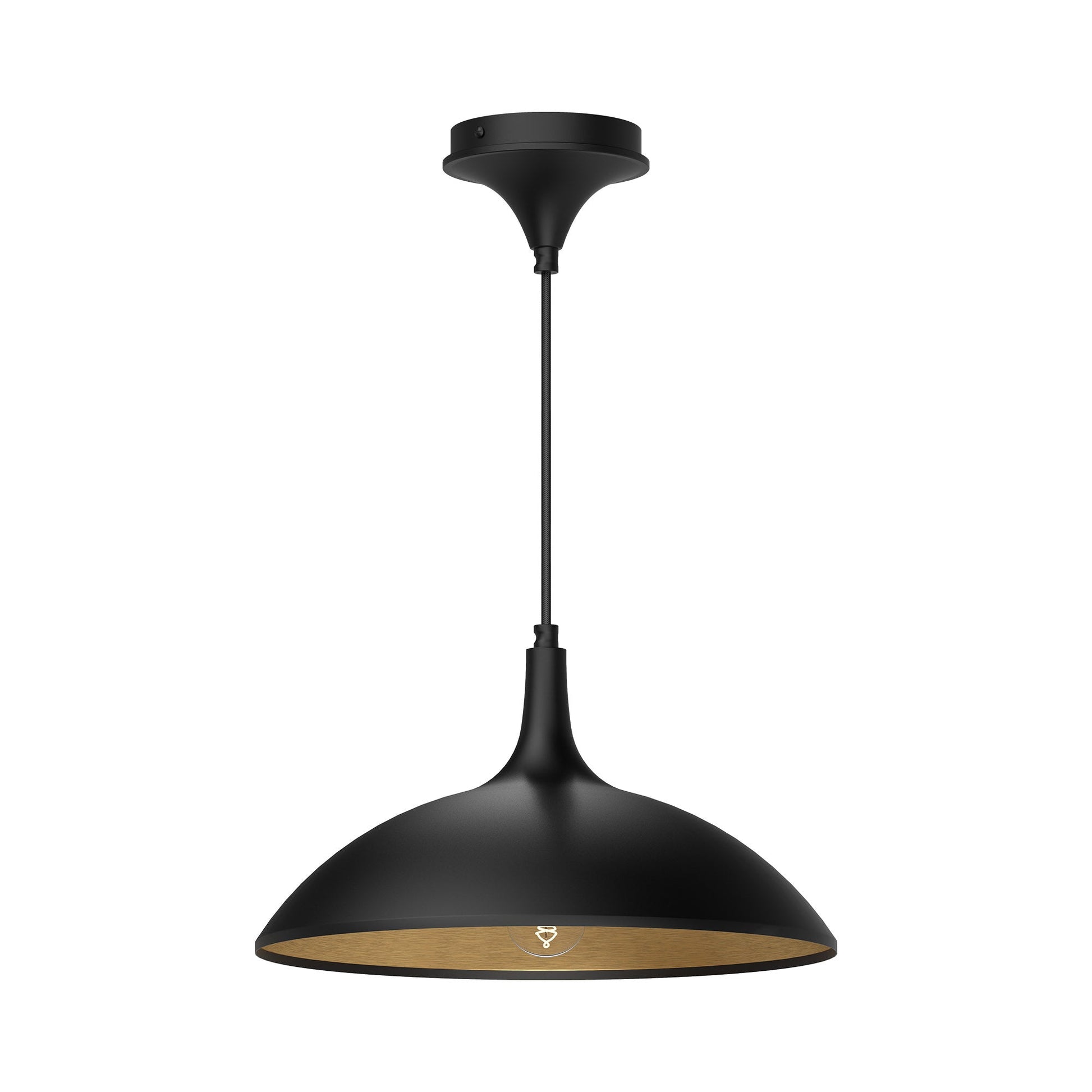 Alora Mood Abel matte black pendant PD627914MB