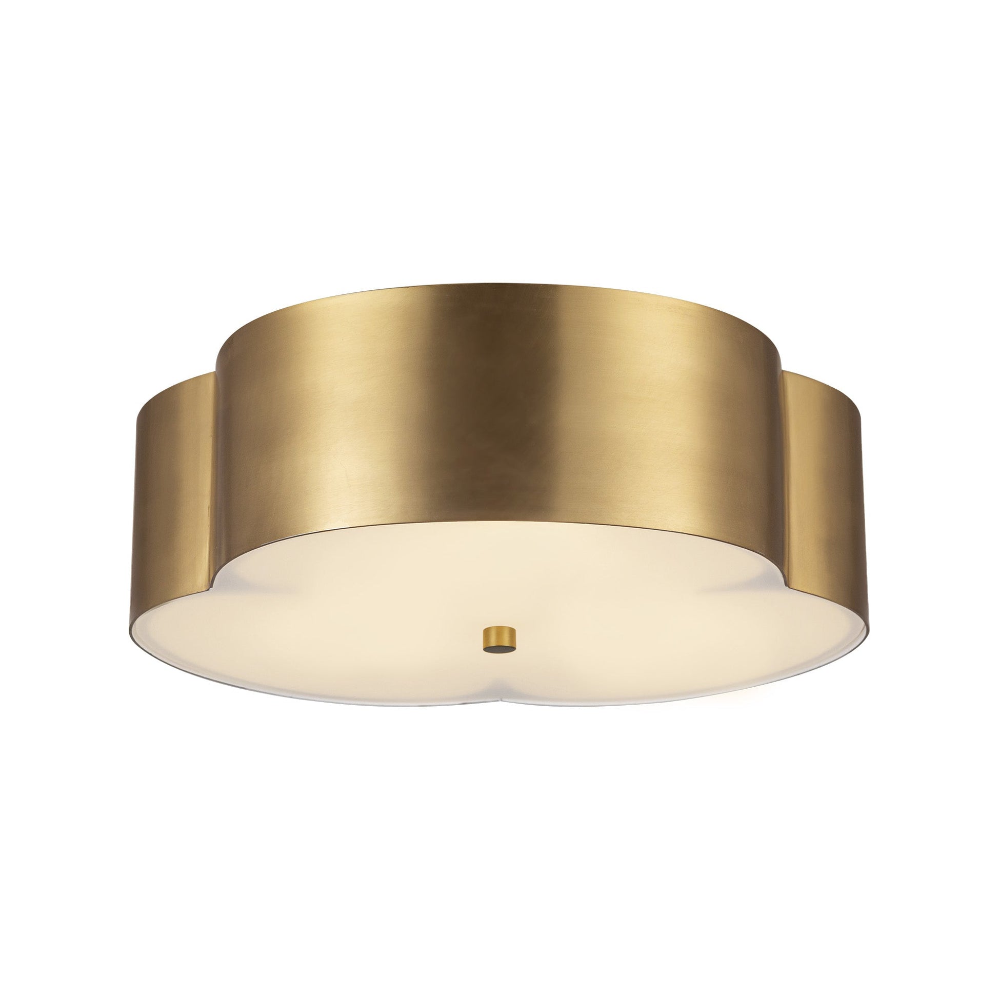 Alora Mood Adella brushed gold flush mount FM566314BG