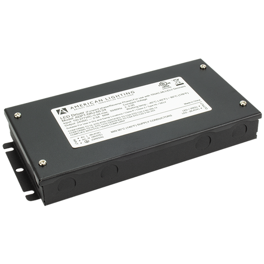 Adaptive Driver with Enclosed Leads and Knockouts 60 Watts 12V DC - American Lighting ADPT-DRJ-60-12