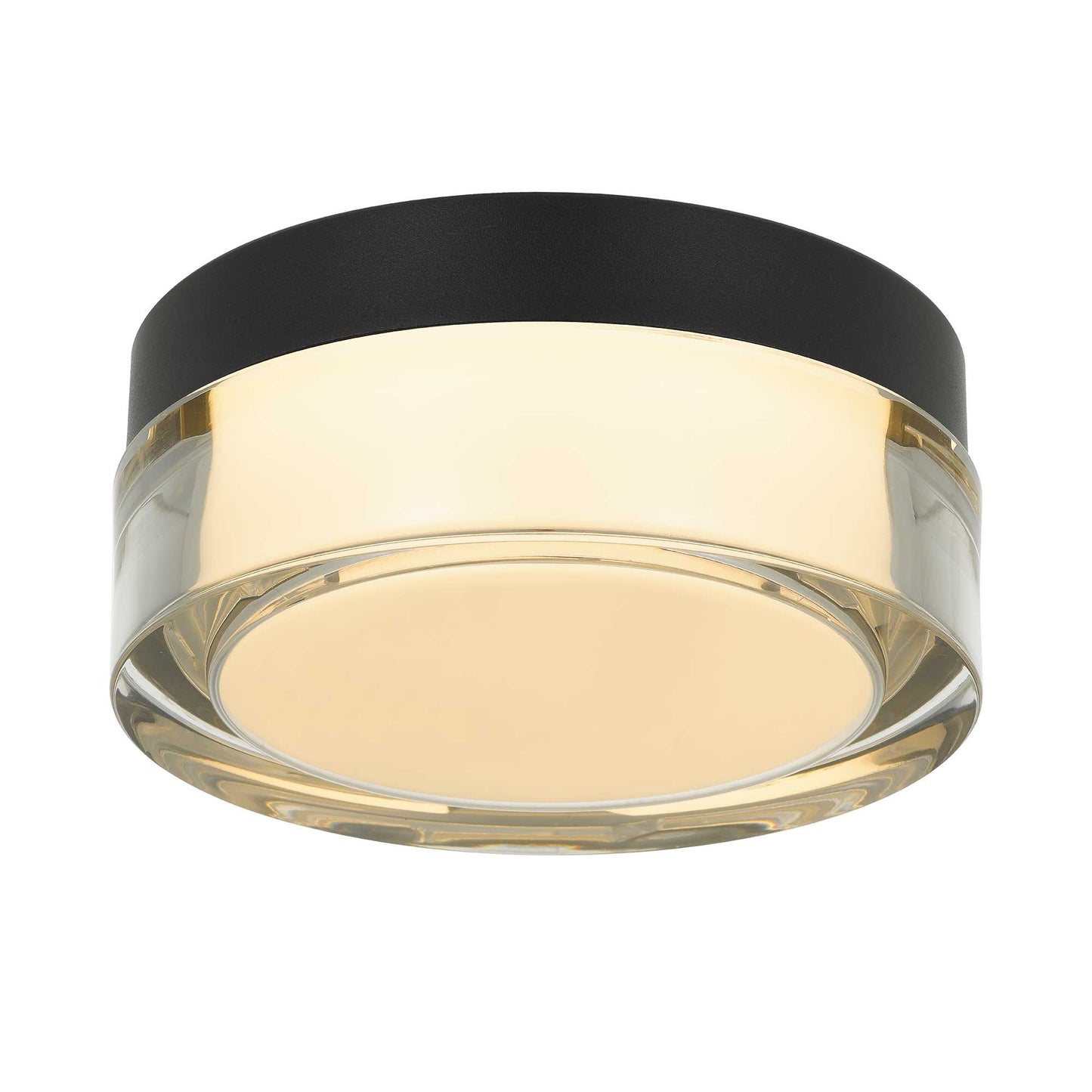Alteck Sunspot 6 inch sand black LED outdoor flush mount