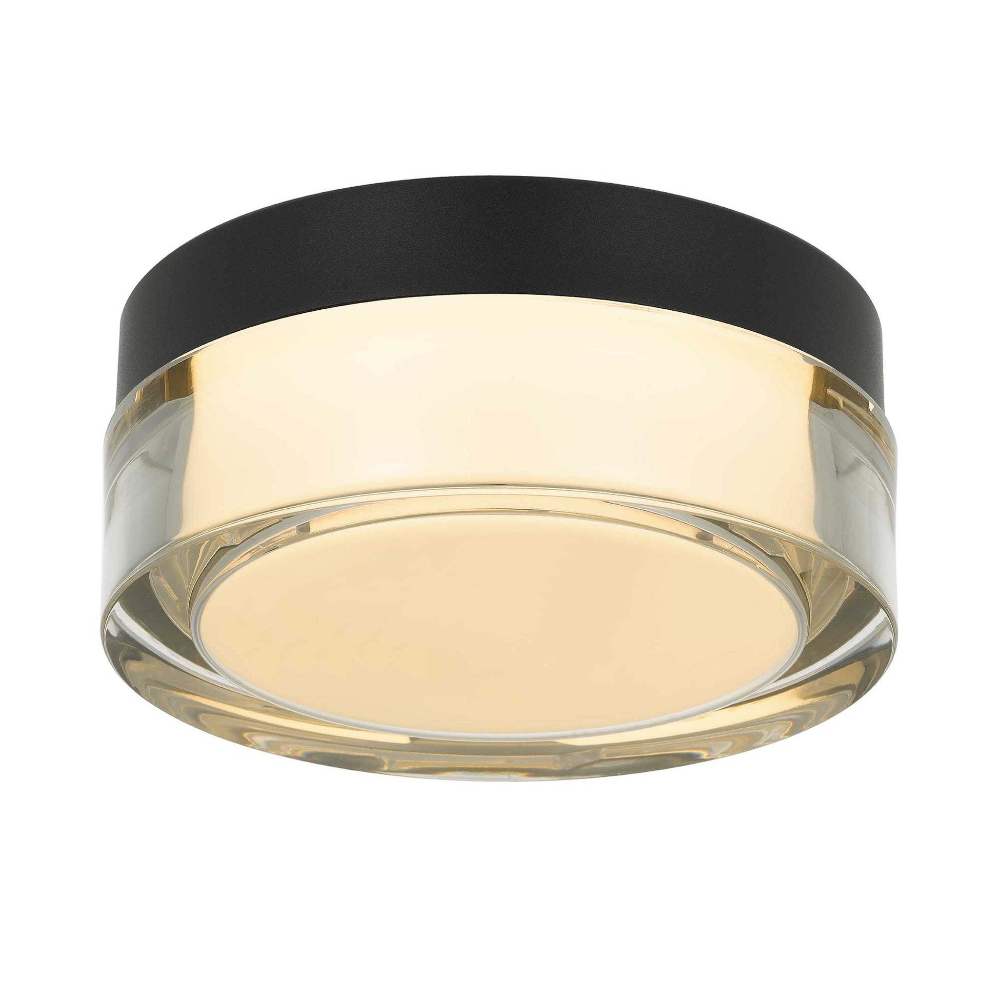 Alteck Sunspot 6 inch sand black LED outdoor flush mount