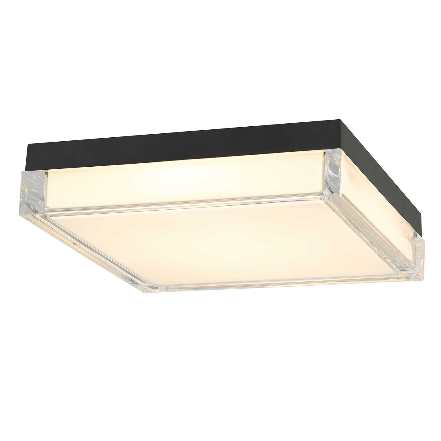 Alteck Box 11 inch sand black LED outdoor flush mount
