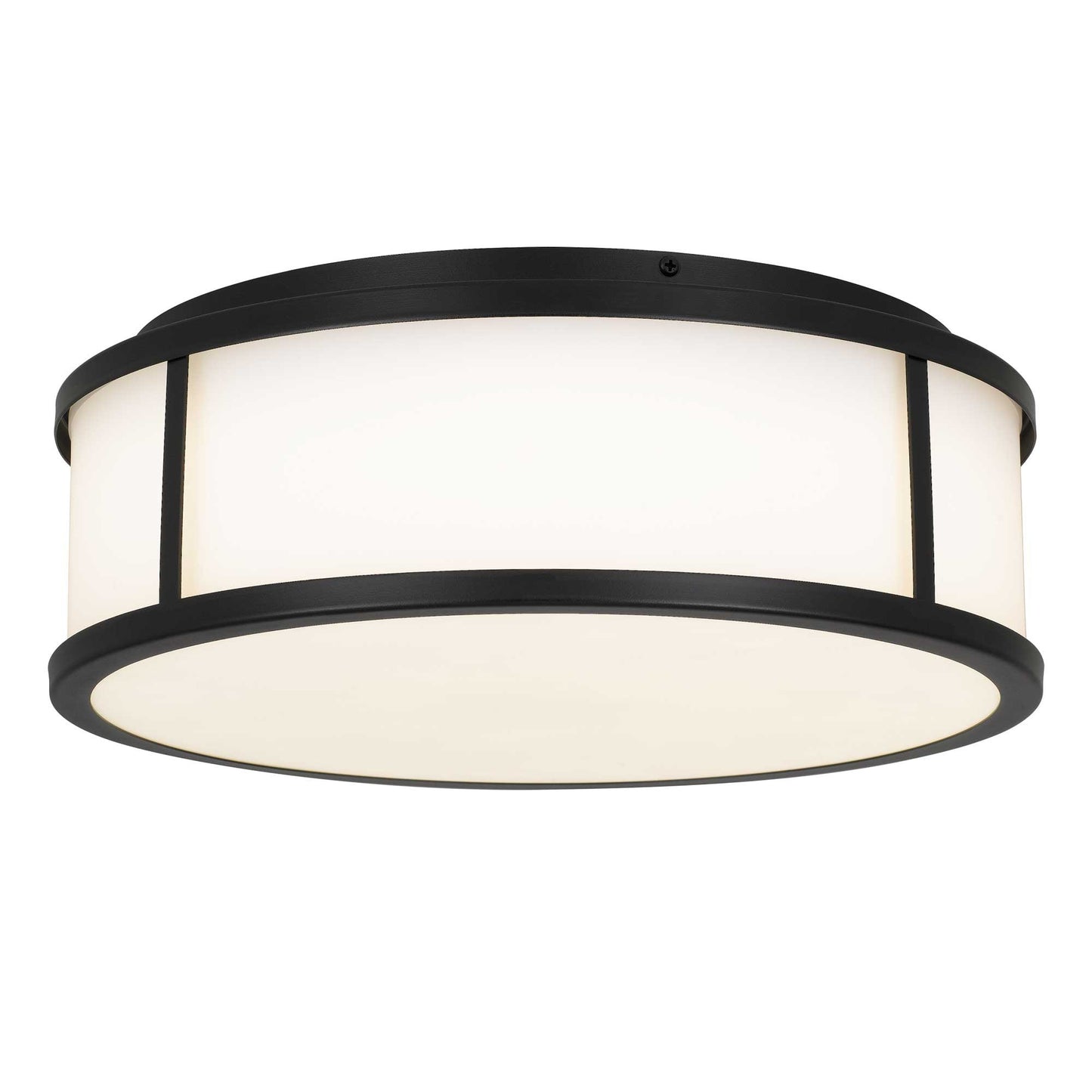 Alteck Panel Round 14 inch sand black LED outdoor flush mount