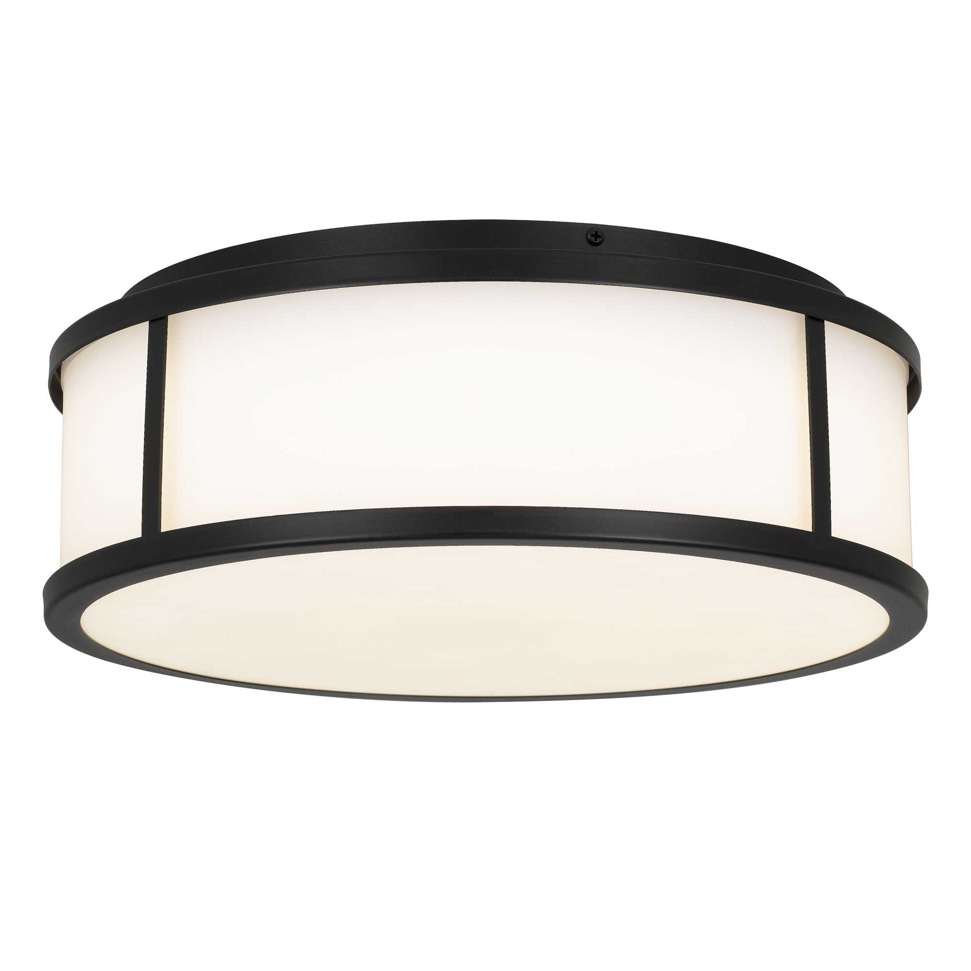 Alteck Panel Round 14 inch sand black LED outdoor flush mount