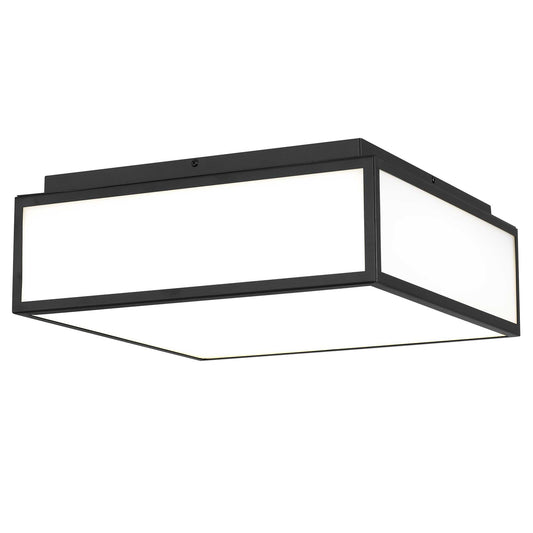 Alteck Panel Square 14 inch sand black LED outdoor flush mount