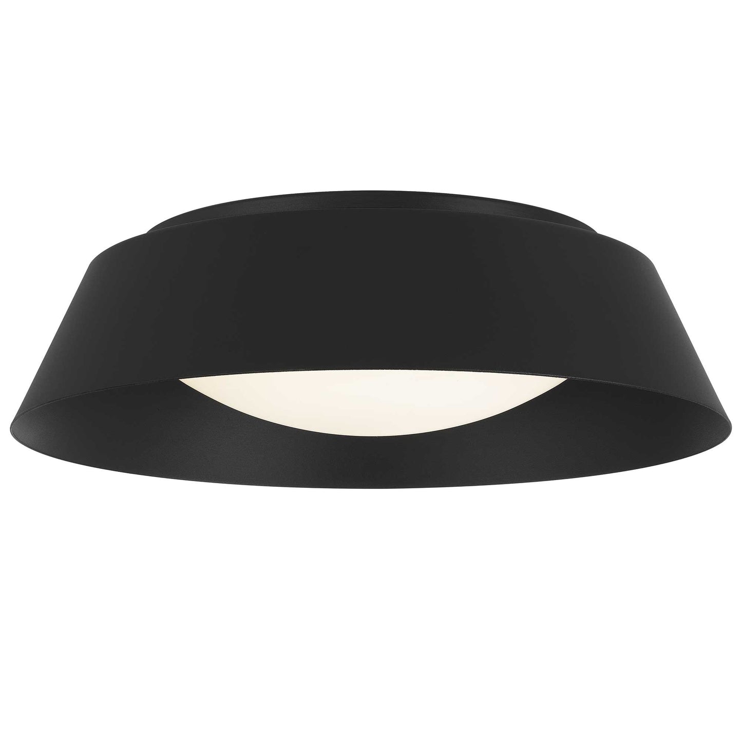 Alteck Pez 15 inch sand black LED outdoor flush mount