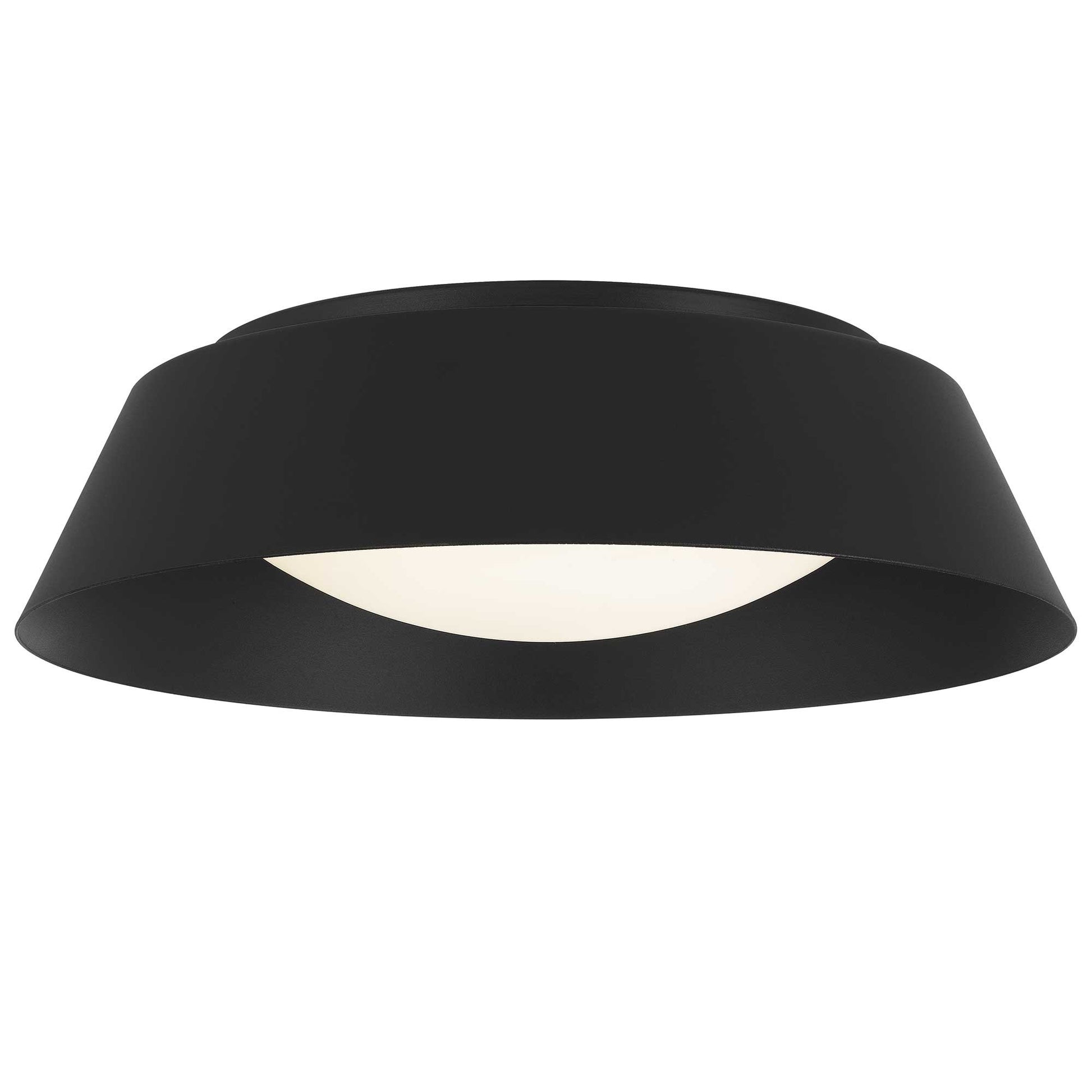 Alteck Pez 15 inch sand black LED outdoor flush mount