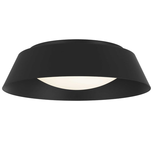 Alteck Pez 15 inch sand black LED outdoor flush mount