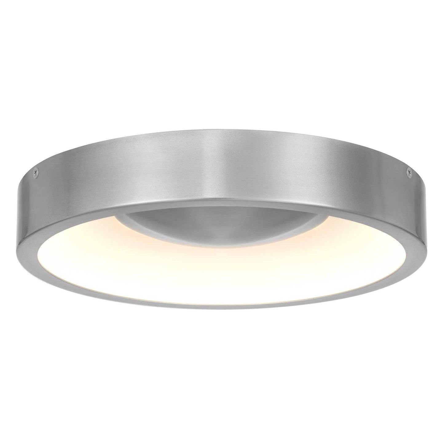Alteck Stellar 11 inch brushed aluminum LED outdoor flush mount