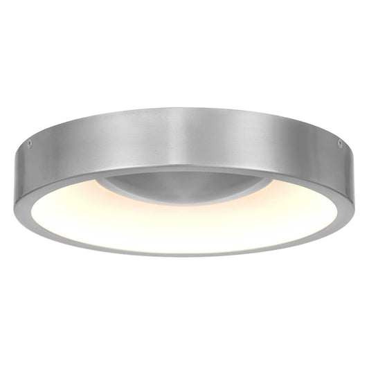 Alteck Stellar 11 inch brushed aluminum LED outdoor flush mount