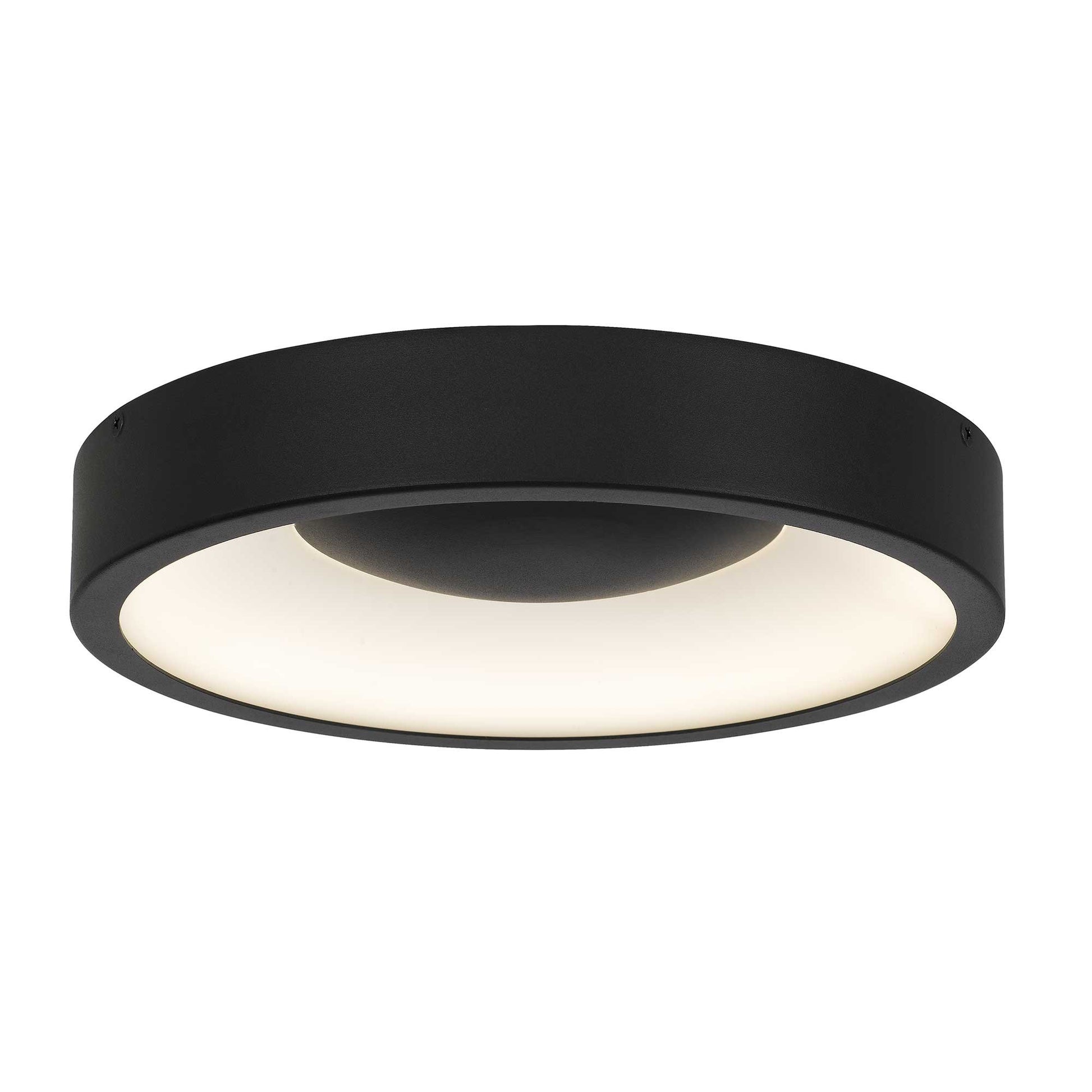 Alteck Stellar 11 inch sand black LED outdoor flush mount