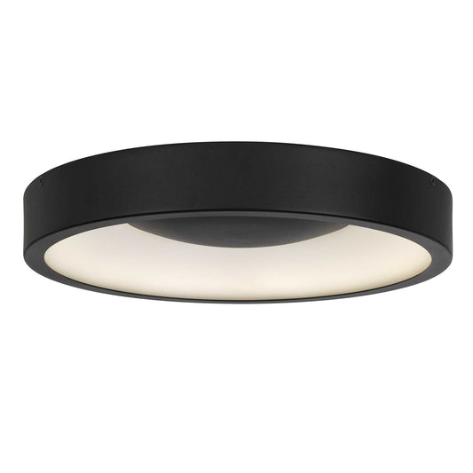 Alteck Stellar 14 inch sand black LED outdoor flush mount