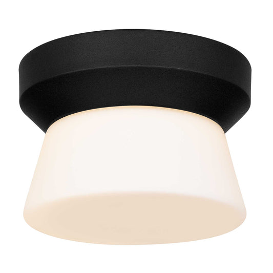 Alteck Skirt Flush mount 7 inch sand black LED outdoor flush mount
