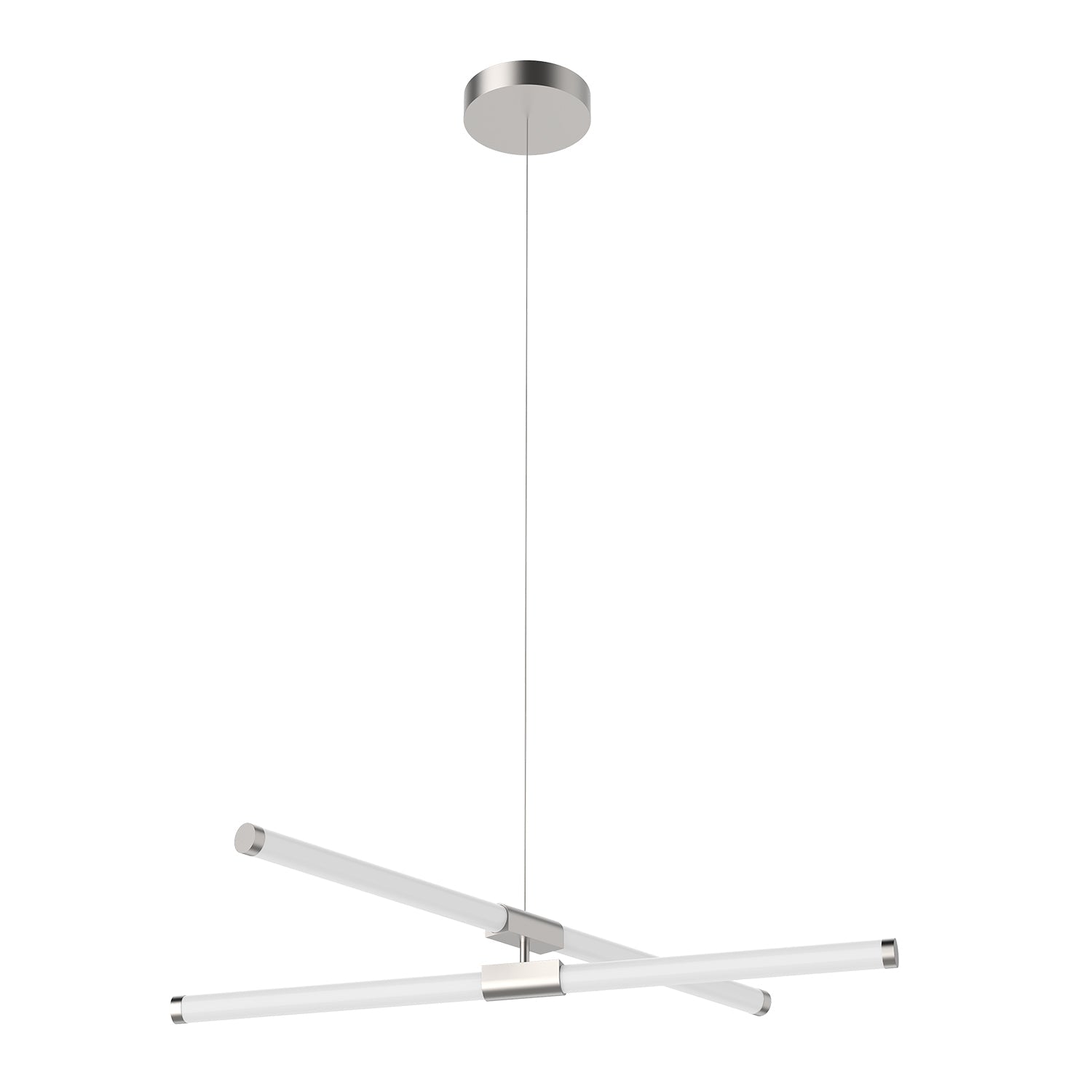 Kuzco Akari brushed nickel chandelier CH18537-BN