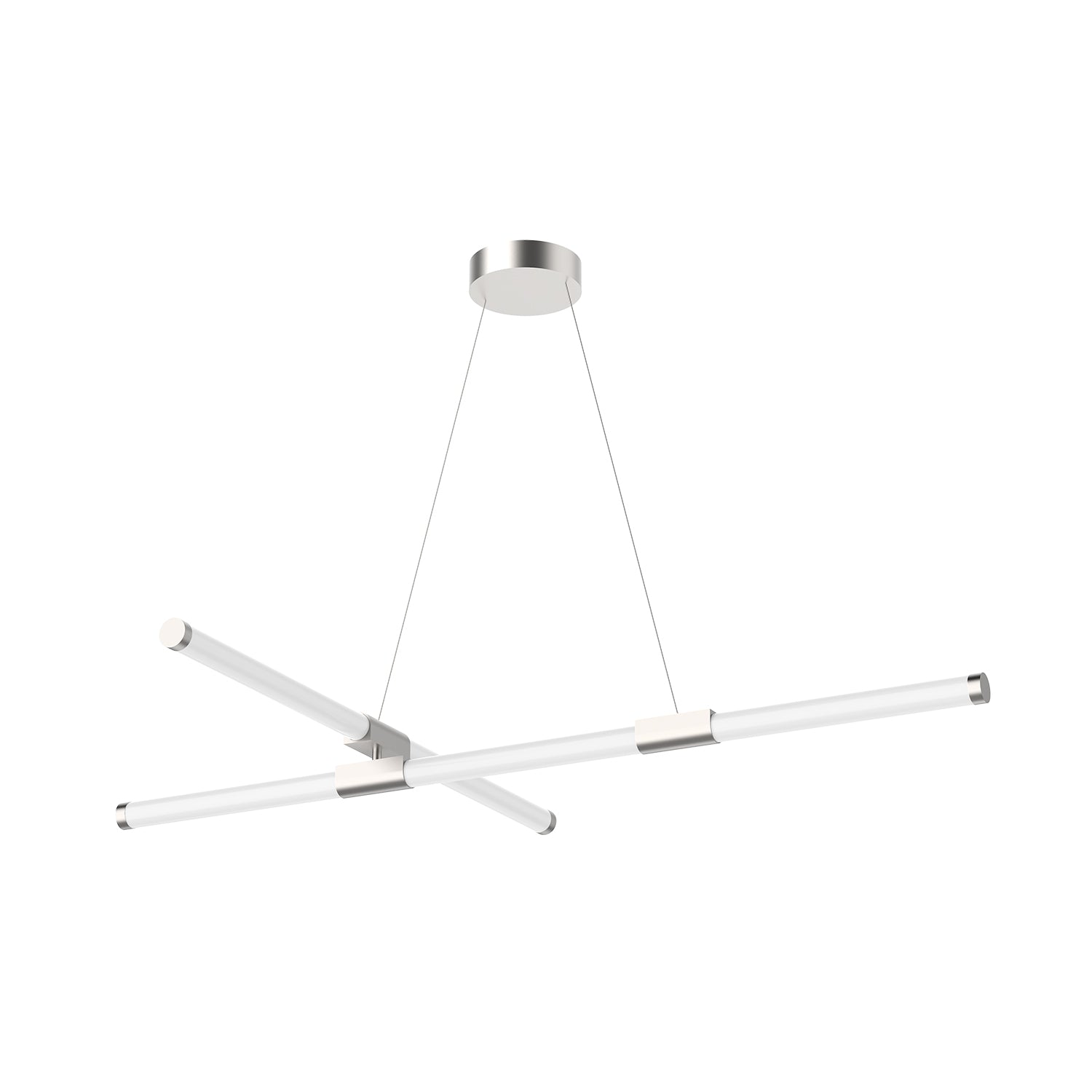 Kuzco Akari brushed nickel [universal voltage and 0-10 dimming] chandelier CH18548-BN