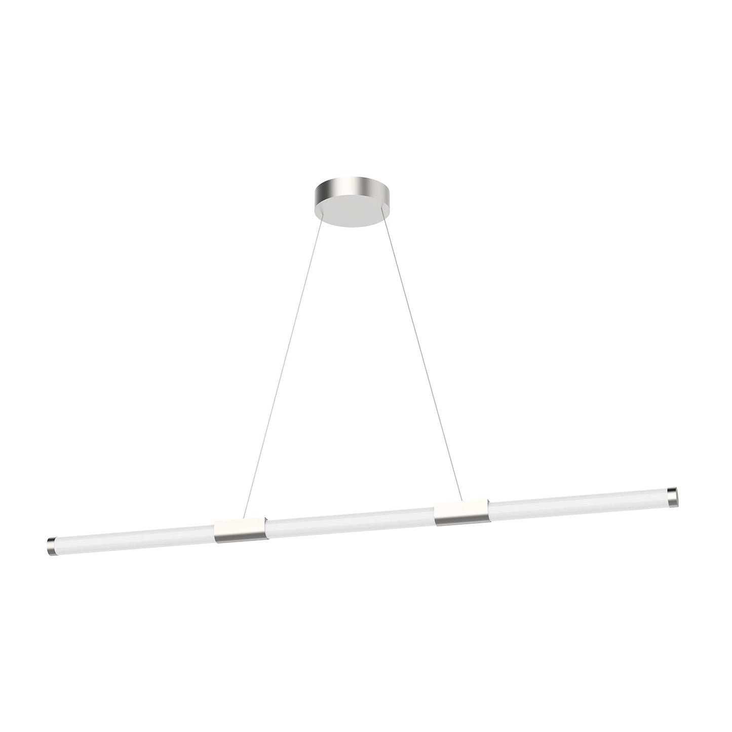 Kuzco Akari brushed nickel linear pendant LP18648-BN