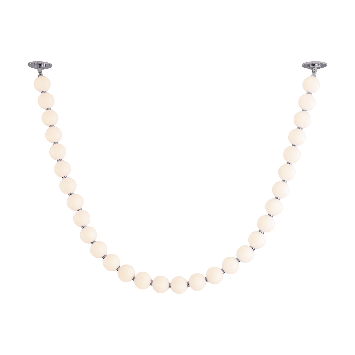 Alora Akoya chrome [universal voltage, 0-10 dimming, and remote driver] pendant PD321730CH-UNV-010-RT