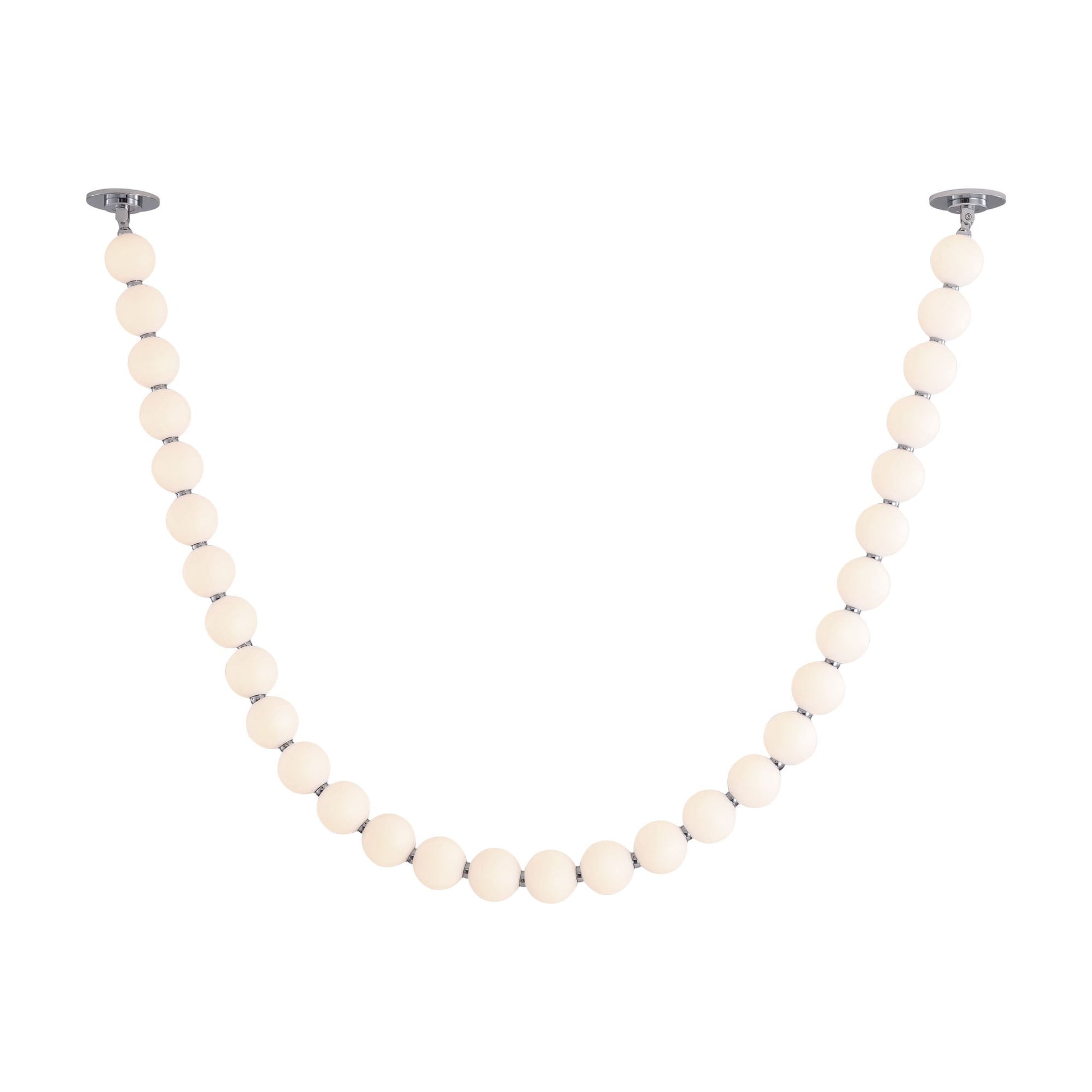 Alora Akoya chrome [universal voltage, 0-10 dimming, and remote driver] pendant PD321730CH-UNV-010-RT
