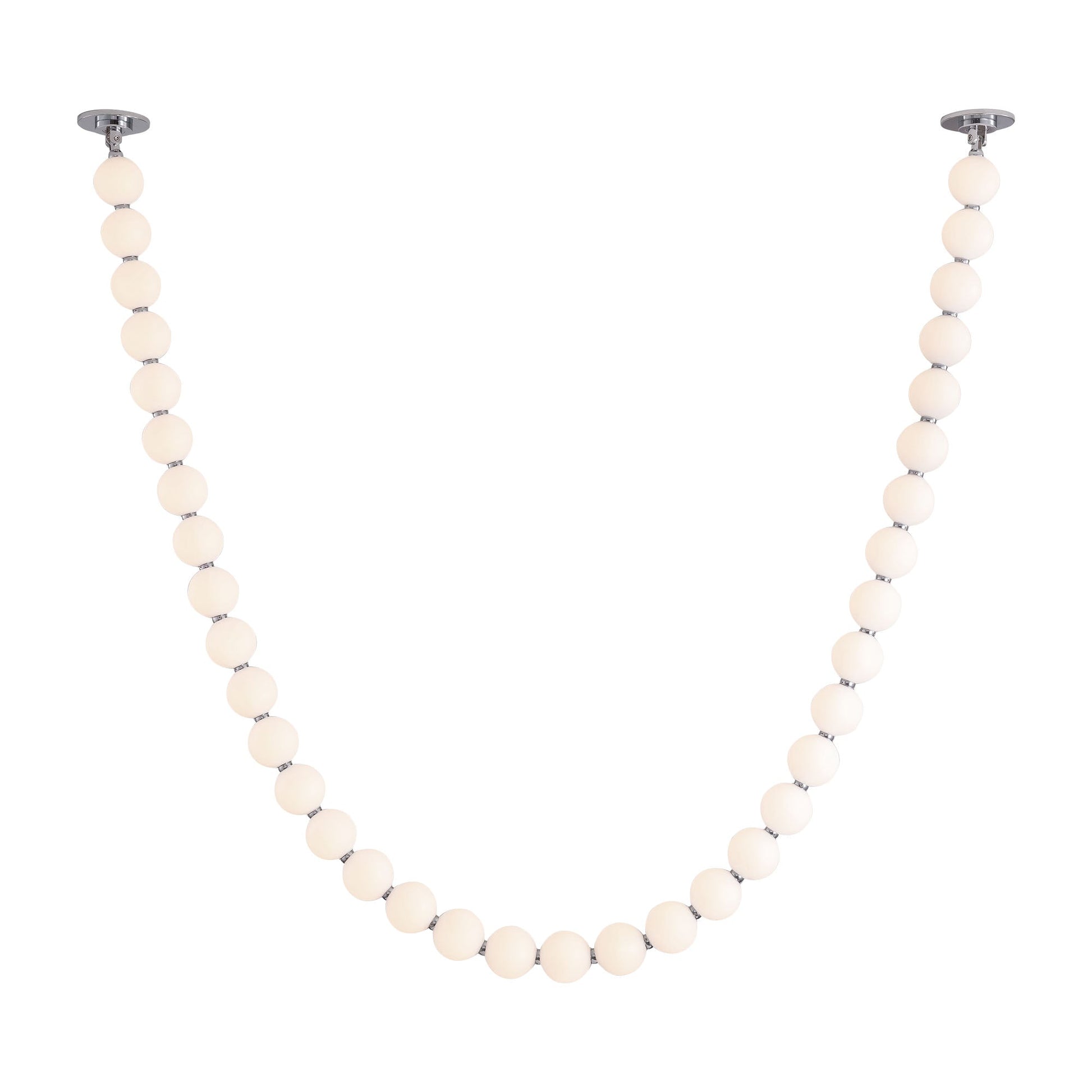 Alora Akoya chrome [universal voltage, 0-10 dimming, and remote driver] pendant PD321736CH-UNV-010-RT