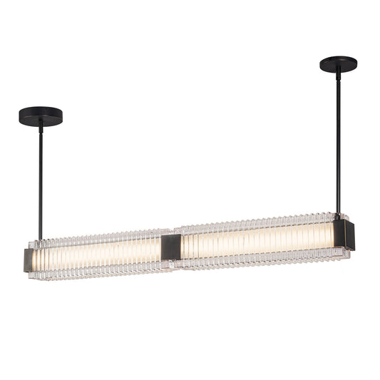 Alora Alai urban bronze linear pendant LP374247UBCR-UNV