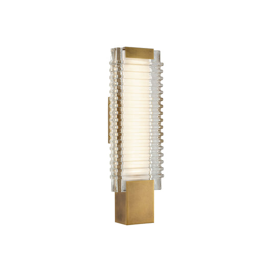 Alora Alai vintage brass vanity light WV374118VBCR