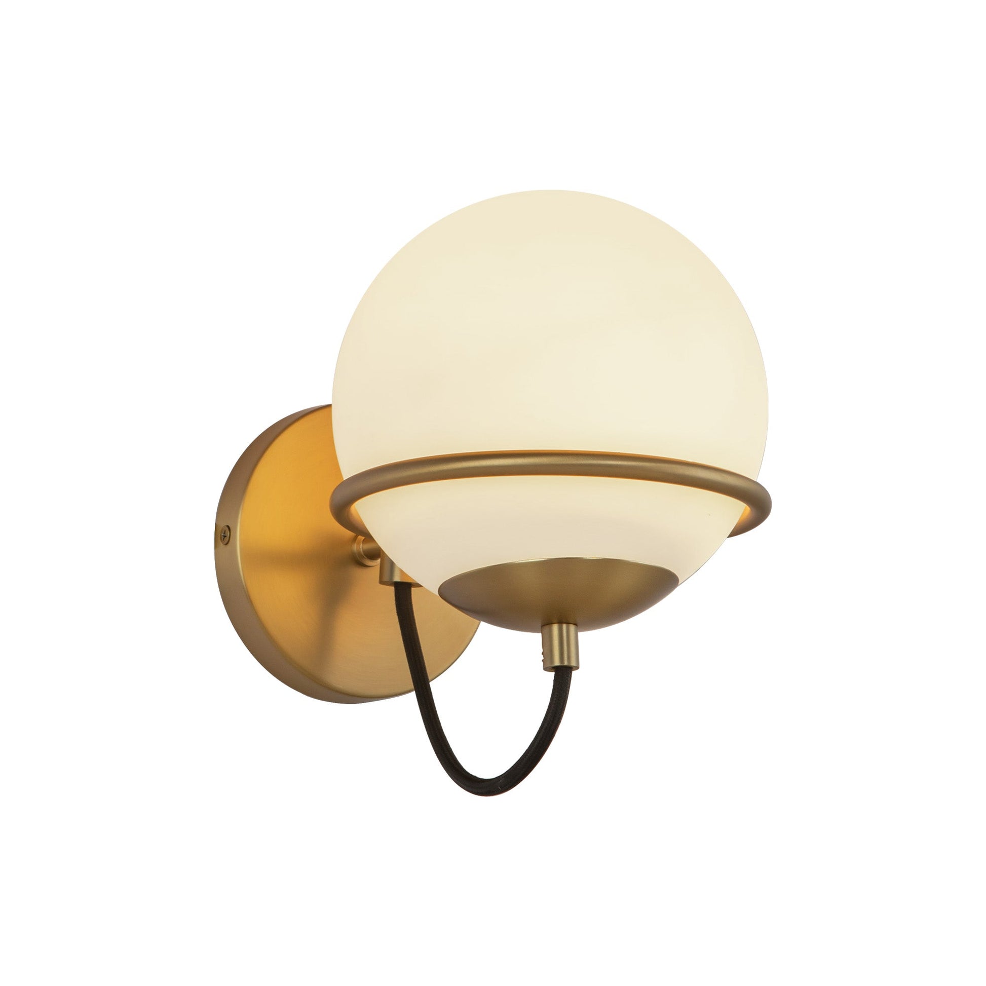 Alora Mood Alba aged gold vanity light WV458107AGOP