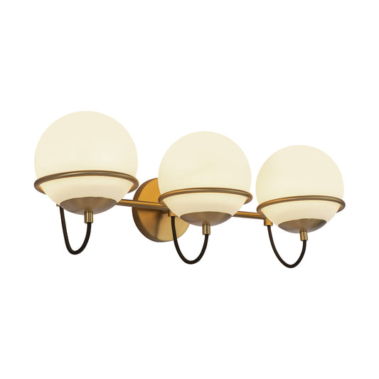 Alora Mood Alba aged gold vanity light WV458324AGOP